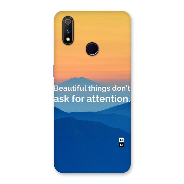 Beautiful Things Quote Back Case for Realme 3 Pro