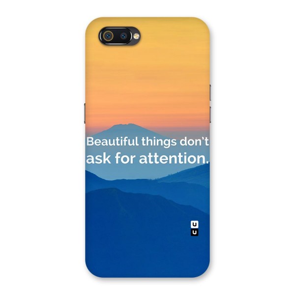 Beautiful Things Quote Back Case for Realme C2