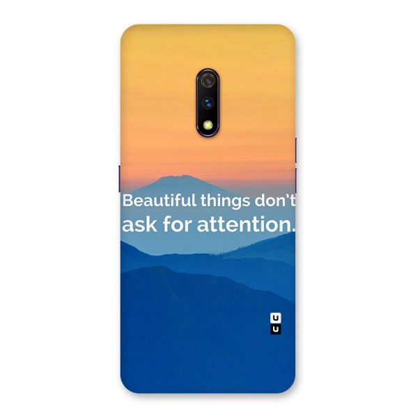 Beautiful Things Quote Back Case for Realme X