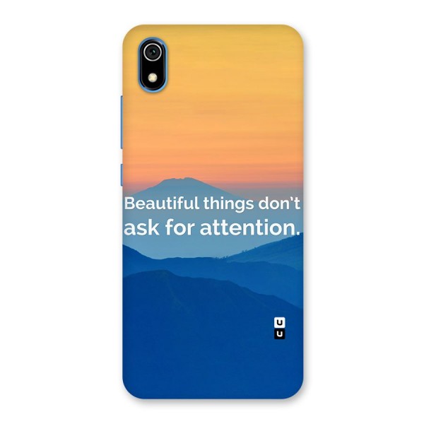 Beautiful Things Quote Back Case for Redmi 7A