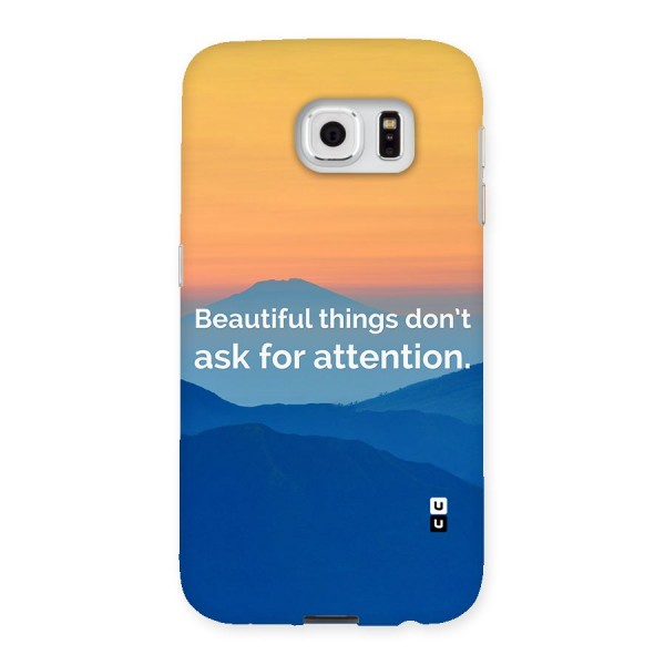 Beautiful Things Quote Back Case for Samsung Galaxy S6