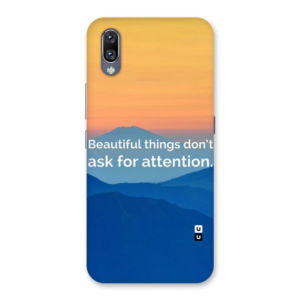 Beautiful Things Quote Back Case for Vivo NEX