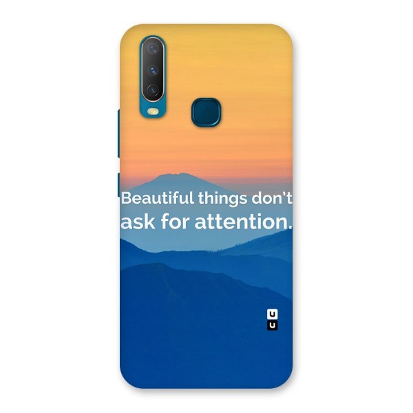 Beautiful Things Quote Back Case for Vivo Y12