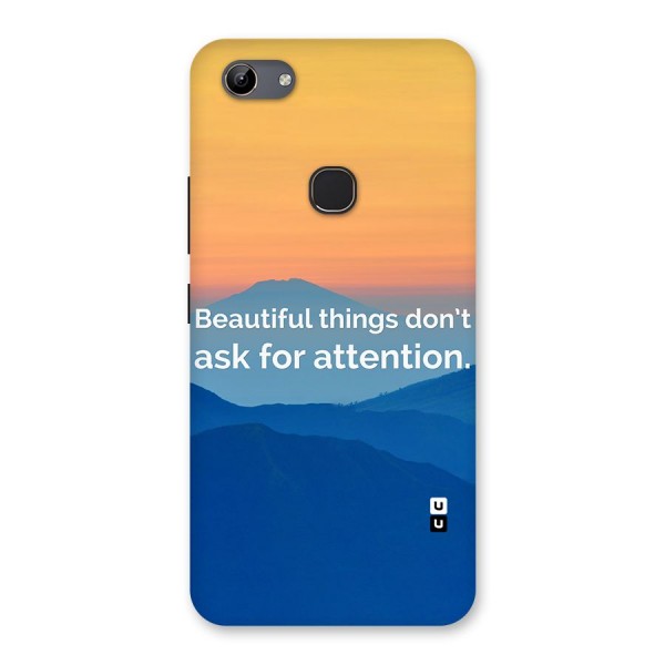 Beautiful Things Quote Back Case for Vivo Y81