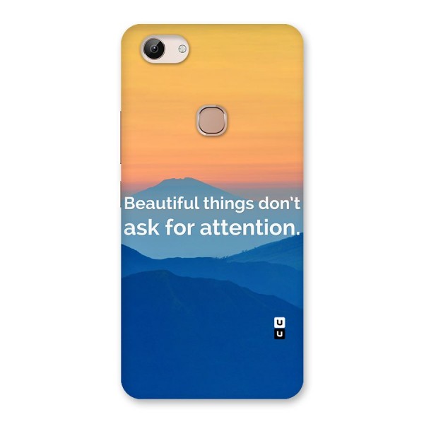 Beautiful Things Quote Back Case for Vivo Y83