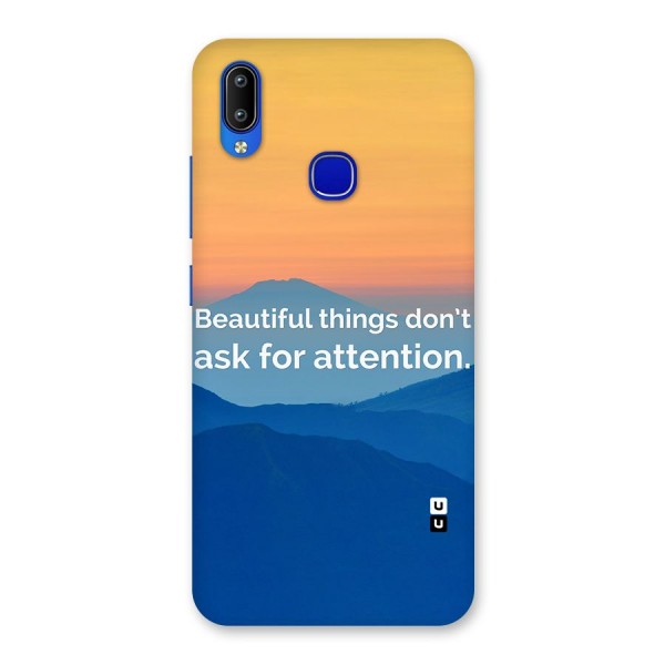 Beautiful Things Quote Back Case for Vivo Y91