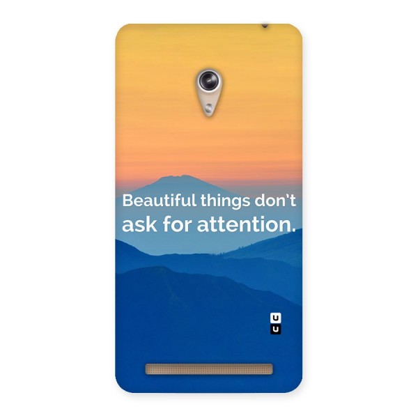 Beautiful Things Quote Back Case for Zenfone 6