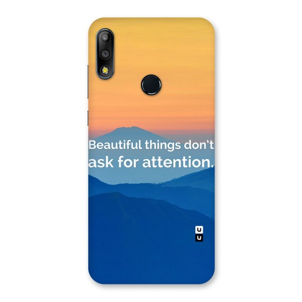 Beautiful Things Quote Back Case for Zenfone Max Pro M2