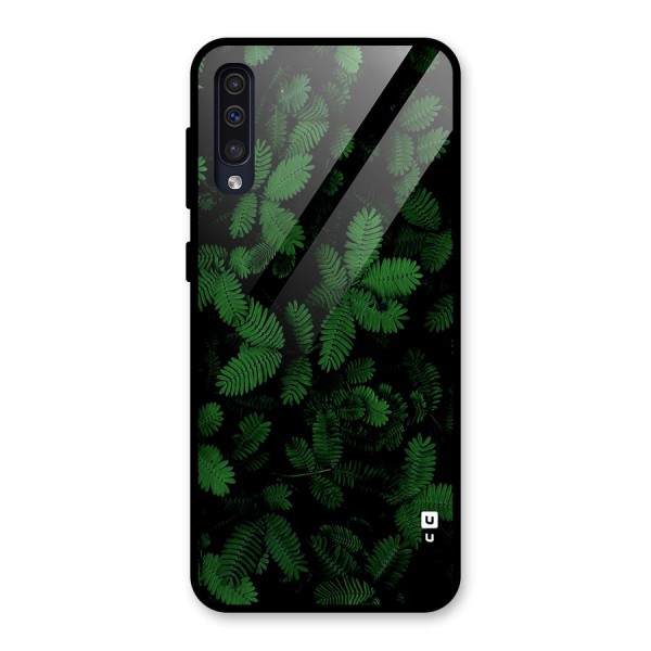 Beautiful Touch Me Not Glass Back Case for Galaxy A50s