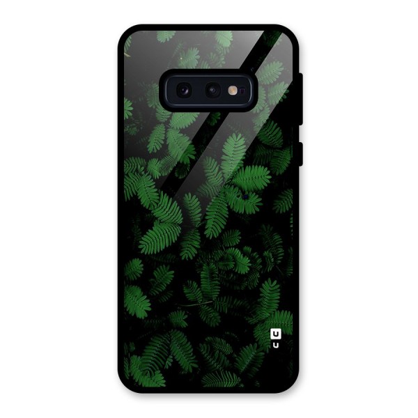 Beautiful Touch Me Not Glass Back Case for Galaxy S10e