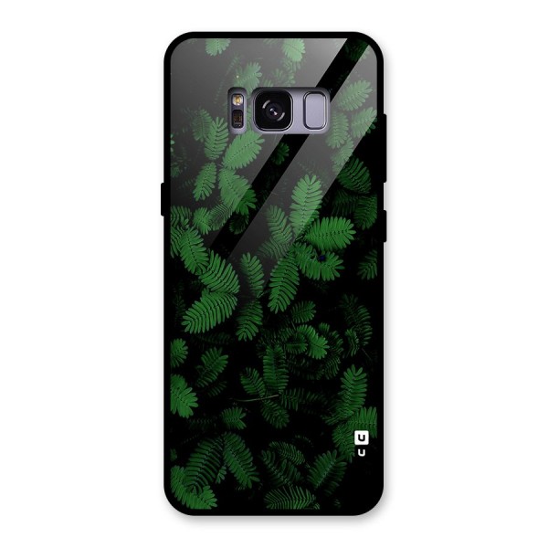 Beautiful Touch Me Not Glass Back Case for Galaxy S8