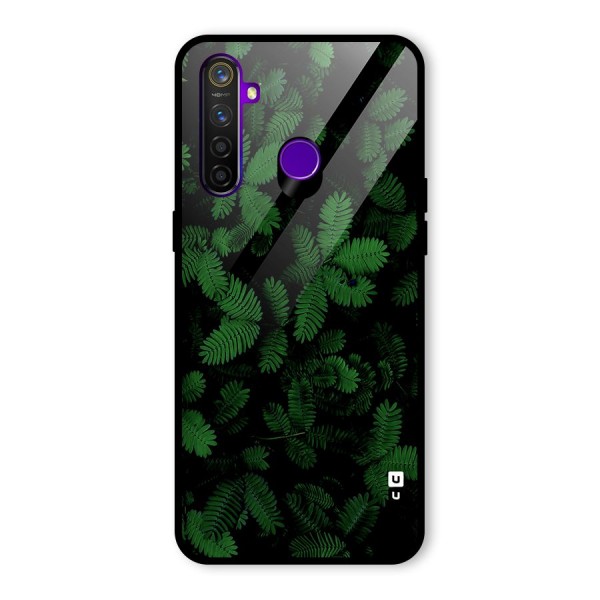 Beautiful Touch Me Not Glass Back Case for Realme 5 Pro