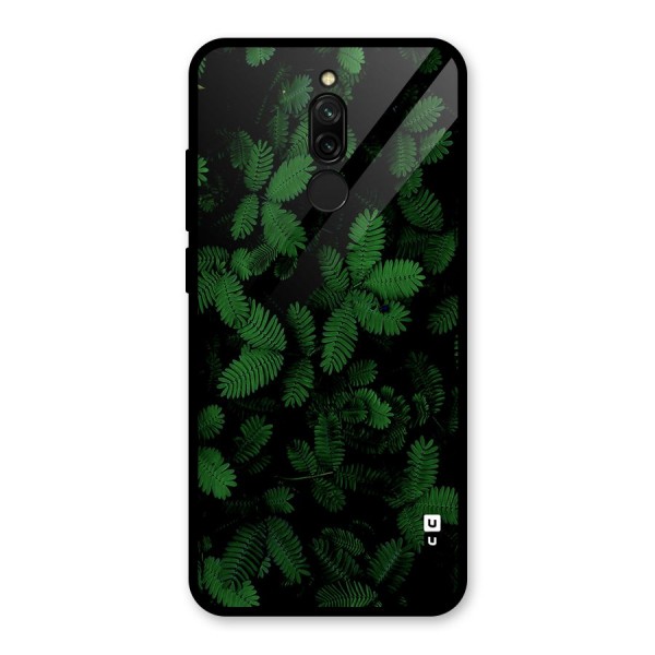 Beautiful Touch Me Not Glass Back Case for Redmi 8