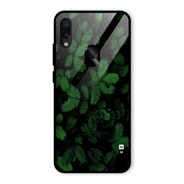 Beautiful Touch Me Not Glass Back Case for Redmi Note 7S