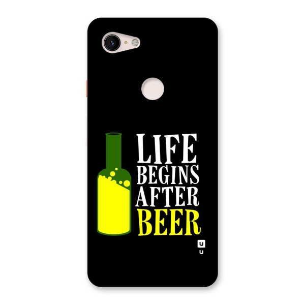 Beer Life Back Case for Google Pixel 3 XL