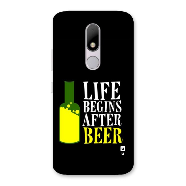 Beer Life Back Case for Moto M