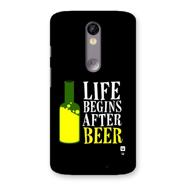 Beer Life Back Case for Moto X Force