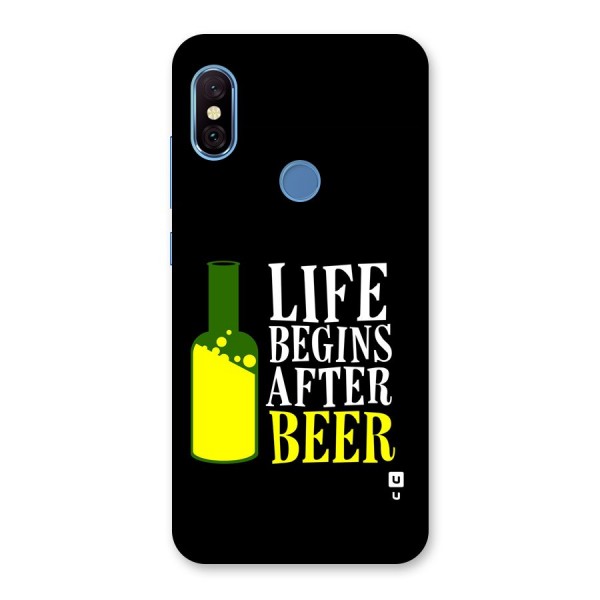 Beer Life Back Case for Redmi Note 6 Pro