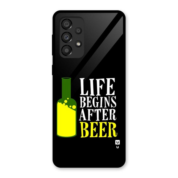 Beer Life Glass Back Case for Galaxy A33 5G