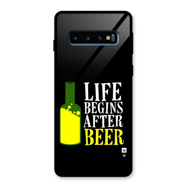 Beer Life Glass Back Case for Galaxy S10