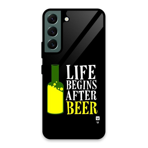 Beer Life Glass Back Case for Galaxy S22 5G