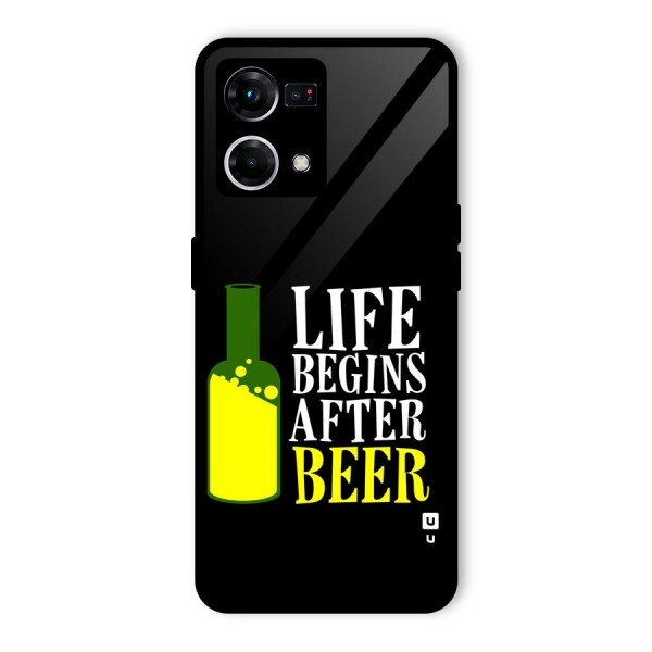 Beer Life Glass Back Case for Oppo F21 Pro 4G