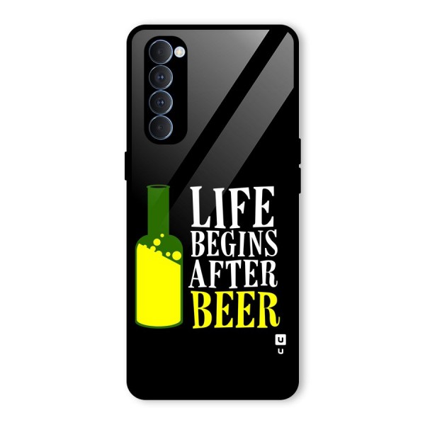 Beer Life Glass Back Case for Oppo Reno4 Pro