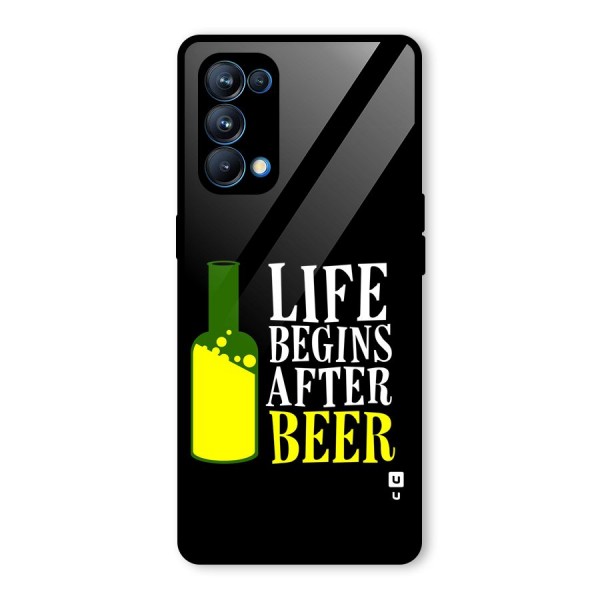 Beer Life Glass Back Case for Oppo Reno5 Pro 5G