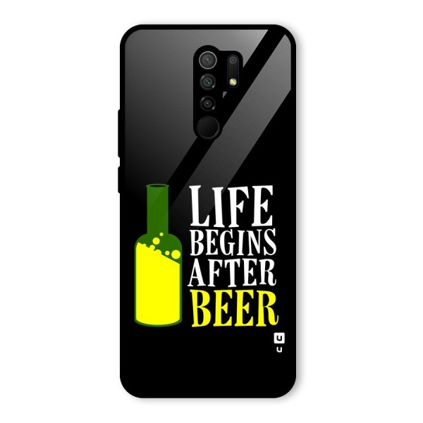 Beer Life Glass Back Case for Redmi 9 Prime