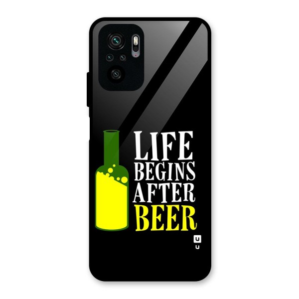 Beer Life Glass Back Case for Redmi Note 10