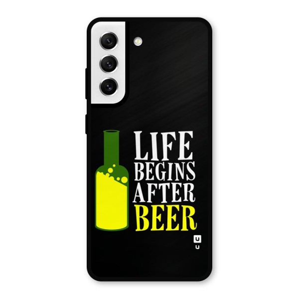 Beer Life Metal Back Case for Galaxy S21 FE 5G