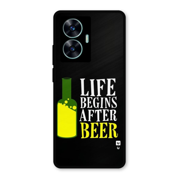 Beer Life Metal Back Case for Realme C55