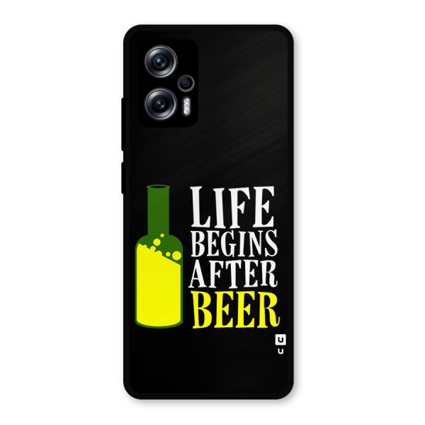 Beer Life Metal Back Case for Redmi K50i