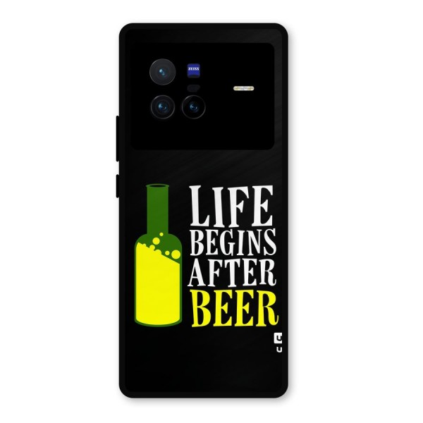 Beer Life Metal Back Case for Vivo X80