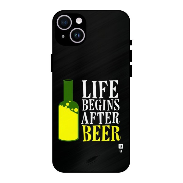 Beer Life Metal Back Case for iPhone 14 Plus