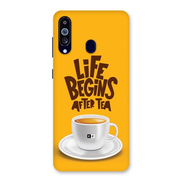 Begins After Tea Back Case for Galaxy A60