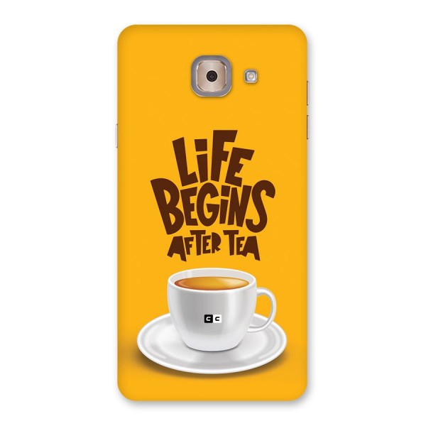 Begins After Tea Back Case for Galaxy J7 Max