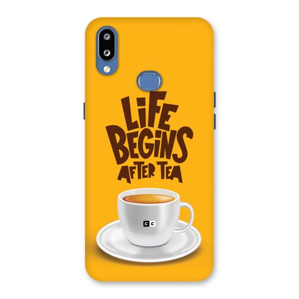 Begins After Tea Back Case for Galaxy M01s