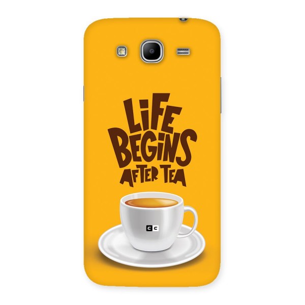 Begins After Tea Back Case for Galaxy Mega 5.8