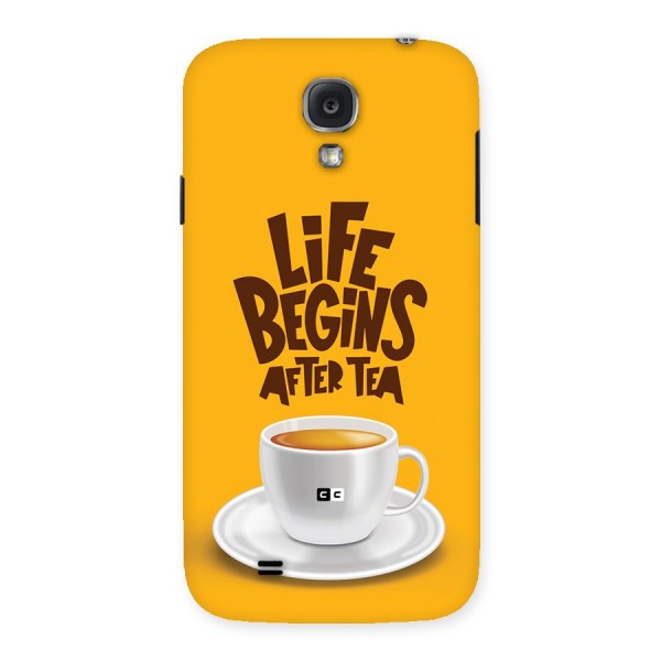 Begins After Tea Back Case for Galaxy S4