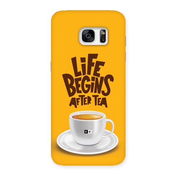 Begins After Tea Back Case for Galaxy S7 Edge