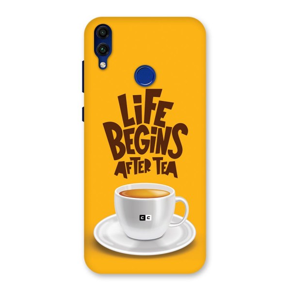 Begins After Tea Back Case for Honor 8C