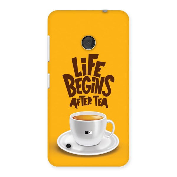 Begins After Tea Back Case for Lumia 530