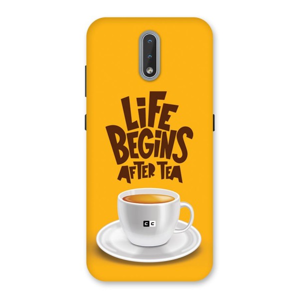 Begins After Tea Back Case for Nokia 2.3