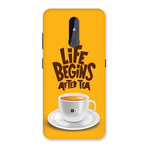 Begins After Tea Back Case for Nokia 3.2