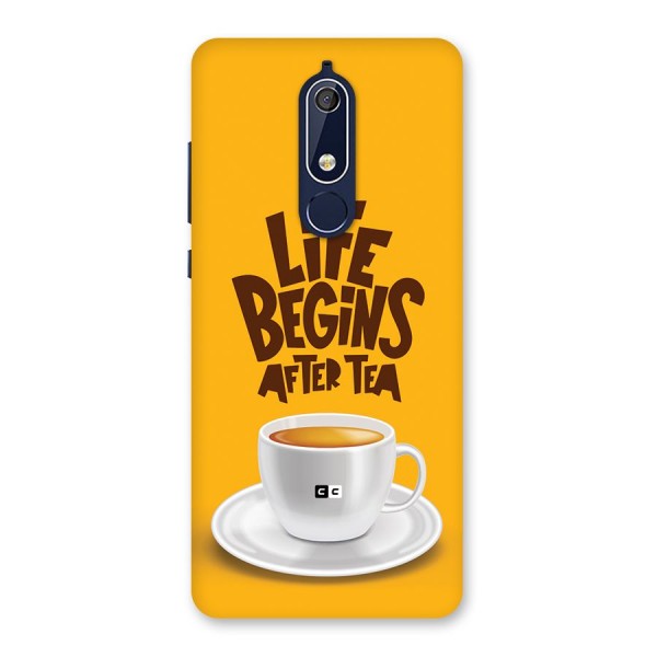 Begins After Tea Back Case for Nokia 5.1