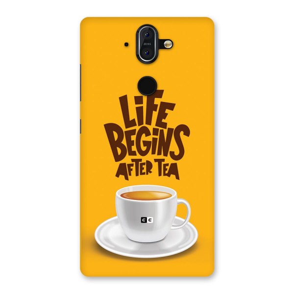 Begins After Tea Back Case for Nokia 8 Sirocco