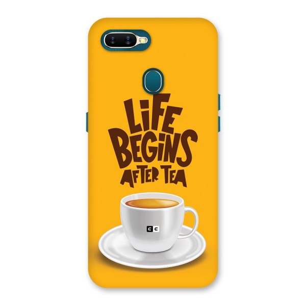 Begins After Tea Back Case for Oppo A12