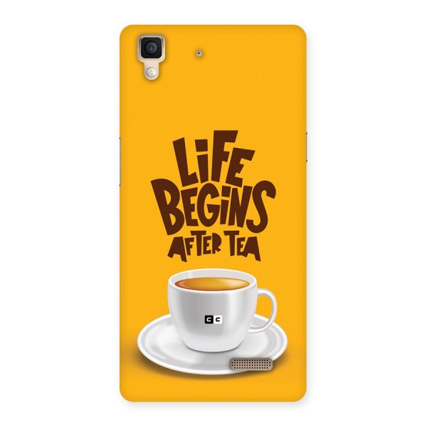 Begins After Tea Back Case for Oppo R7