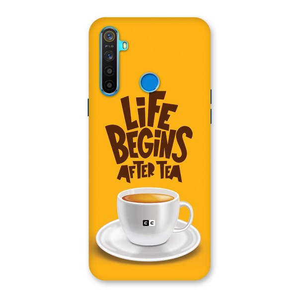 Begins After Tea Back Case for Realme 5s